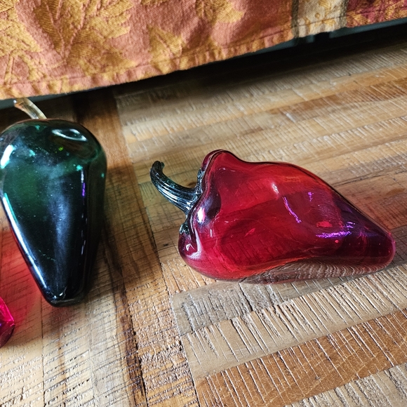 Glass peppers hand blown - Picture 5 of 10